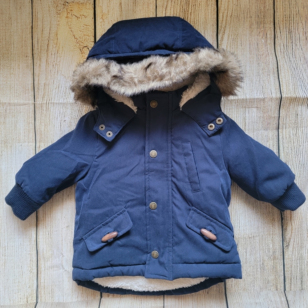 Infant wool coat